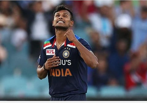 தமிழக வீரர் டி நடராஜன் : கோப்புப்படம்