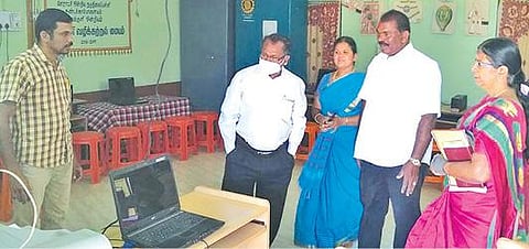 தலைமைப் பண்பு மேலாண்மை குறித்து - திருப்பூர் அரசுப் பள்ளிகளில் கள ஆய்வு :