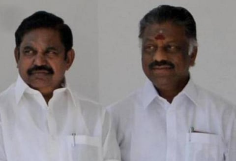 எடப்பாடி பழனிசாமி - ஓ.பன்னீர்செல்வம்: கோப்புப்படம்