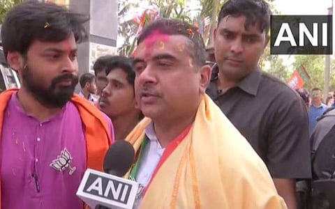 ‘‘நீங்கள் பிரதமர் மோடியின் கரோனா தடுப்பு மருந்தை தான் போட்டுக் கொள்ள வேண்டும்’’ - மம்தா பானர்ஜியை கிண்டல் செய்த சுவேந்து அதிகாரி