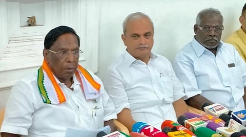 முதல்வராக இருந்த நீங்கள் தேர்தலில் போட்டியிடாதது காங்கிரஸுக்குப் பின்னடைவா?- நாராயணசாமி பதில்