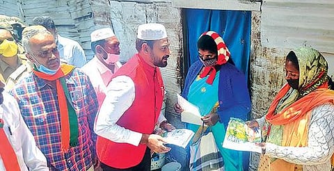 உதகையில் பாஜக வேட்பாளருக்கு ஆதரவாக - வேலூர் இப்ராஹீம் பிரச்சாரம் : காந்தல் பகுதியில் நுழைய எதிர்ப்பால் மறியல்