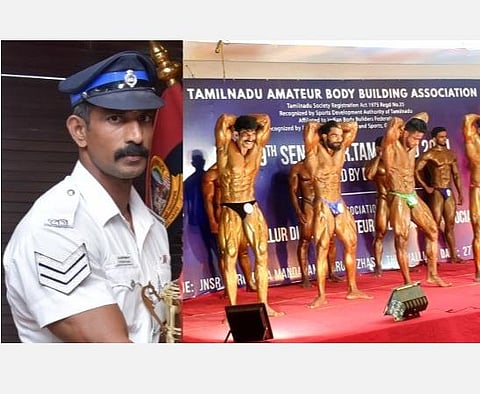 தமிழ்நாடு ஆணழகனாக 8 முறை; இந்திய ஆணழகன் போட்டிக்குத் தகுதி: சென்னை போக்குவரத்துக் காவலரின் வியத்தகு சாதனை