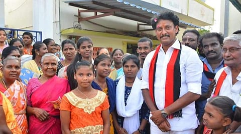 திருவெறும்பூர் தொகுதியைச் சேர்ந்த இளைஞர்களுக்கும், பெண்களுக்கும் வேலைவாய்ப்பு பெற்றுத் தருவதே இலக்கு: திமுக வேட்பாளர் அன்பில் மகேஷ் பொய்யாமொழி திட்டவட்டம்