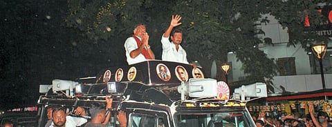 திமுக வேட்பாளர் கார்த்திகேய சிவசேனாபதிக்கு ஆதரவாக தொண்டாமுத்தூர் தொகுதியில் உதயநிதி பிரச்சாரம்