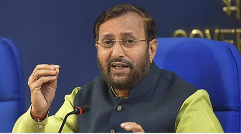 மத்திய அமைச்சர் பிரகாஷ் ஜவடேகர்: கோப்புப் படம்.