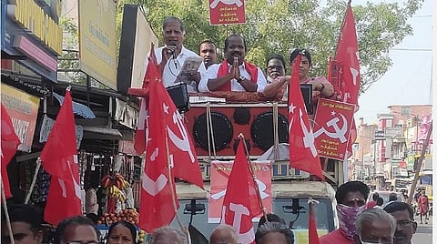 புதுச்சேரியில் என்.ஆர்.காங்கிரஸை வைத்துக்கொண்டு அதிகாரத்துக்கு வர பாஜக நினைக்கிறது: ஜி.ராமகிருஷ்ணன் குற்றச்சாட்டு