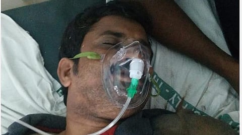 சுயேட்சை வேட்பாளருக்கு சிகிச்சை.