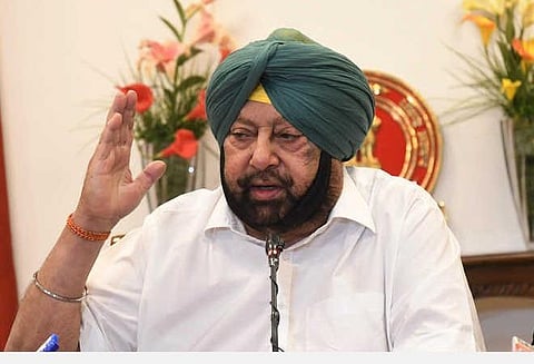 பஞ்சாப் முதல்வர் அமரிந்தர் சிங்: கோப்புப் படம்.