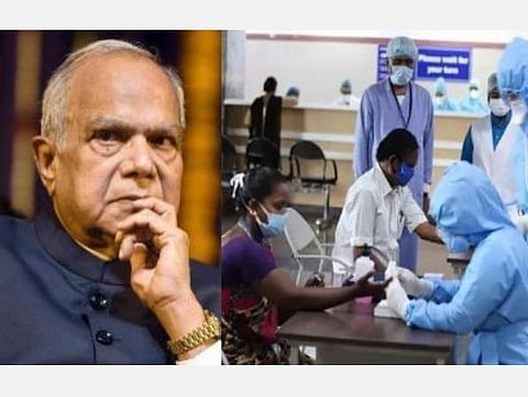 கரோனா இரண்டாவது அலை; முகக்கவசம், தடுப்பூசி, தடுப்பு நடவடிக்கைகள் அவசியம்: ஆளுநர் பன்வாரிலால் வேண்டுகோள்