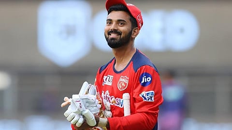 பஞ்சாப் கிங்ஸ் அணியின் கேப்டன் கே.எல்.ராகுல் | படம் உதவி: ட்விட்டர்.