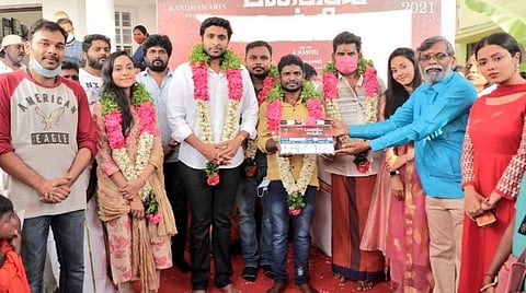 விக்ரம் பிரபுவின் 'பகையே காத்திரு' - பூஜையுடன் படப்பிடிப்பு தொடக்கம்