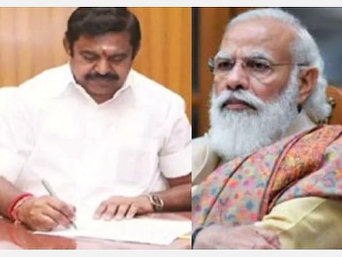 ஸ்ரீபெரும்புதூர் ஆக்சிஜனை தமிழகத்துக்கே வழங்க வேண்டும்: பிரதமருக்கு முதல்வர் பழனிசாமி கடிதம்