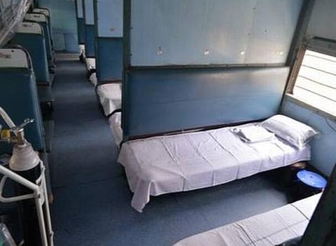 நாடுமுழுவதும் 191 கரோனா தனிமை சிகிச்சை ரயில் பெட்டிகள்: 2990 படுக்கைகள் தயார்