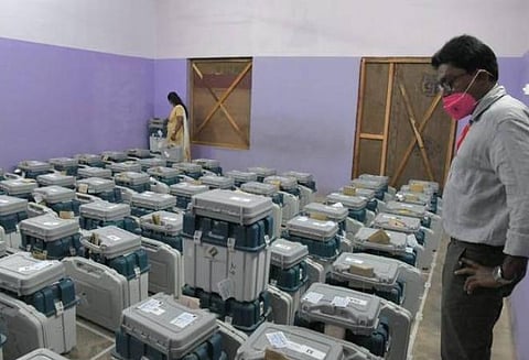 5 மாநில சட்டப்பேரவைத் தேர்தல்: தொடங்கியது வாக்கு எண்ணிக்கை