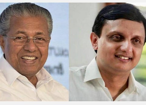 முதல்வர் பினராயி விஜயன், அவரின் மருமகன் முகமதுரியாஸ் | கோப்புப்படம்