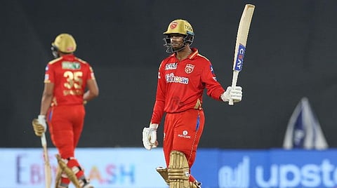 பஞ்சாப் கிங்ஸ் அணிக்காக தனிஒருவனாகப் போராடிய மயங்க் அகர்வால் | படம் உதவி ட்விட்டர்