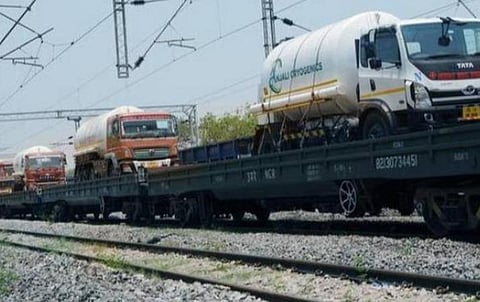 2960 மெட்ரிக் டன் ஆக்சிஜன்; பல்வேறு மாநிலங்களுக்கு ரயில்வே விநியோகம்