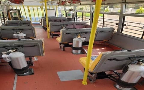 ஆபத்தான நிலையில் இருப்போரை காப்பாற்ற ஆக்சிஜன் பேருந்துகள் கர்நாடகாவில் அறிமுகம்