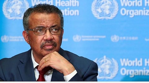 உலக சுகாதார அமைப்பின் தலைவர் டெட்ராஸ் அதானம் கெப்ரியாசிஸ் | படம் உதவி ட்விட்டர்