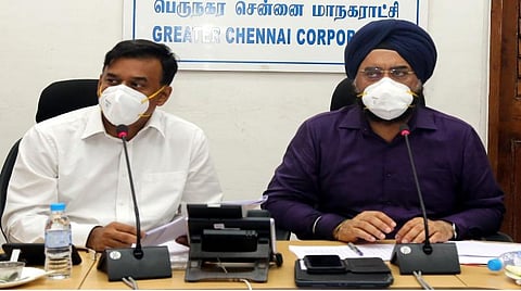 ஆலோசனைக் கூட்டத்தில் ககன்தீப் சிங் பேடி.