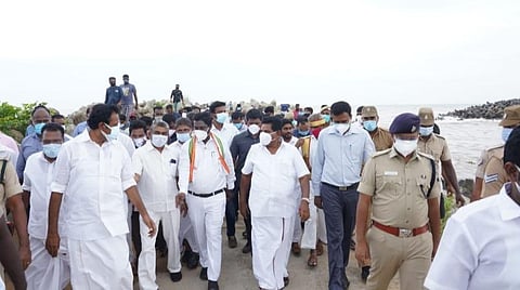 அமைச்சர் அனிதா ராதாகிருஷ்ணன் ஆய்வு.