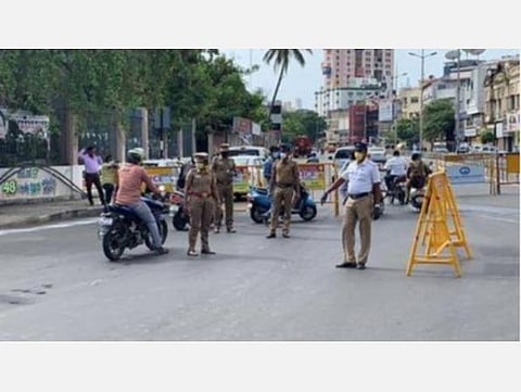 சென்னை 348 பகுதிகளாகப் பிரிப்பு: காவல் எல்லைகளுக்கு இடையே பயணிக்க இ-பதிவு கட்டாயம்: காவல்துறை அதிரடி