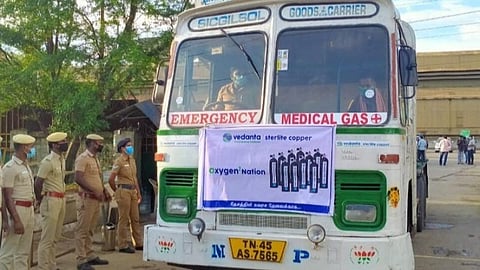 ஸ்டெர்லைட் ஆலையில் மீண்டும் ஆக்சிஜன் உற்பத்தி தொடங்கியது: 6.34 டன் தூத்துக்குடி அரசு மருத்துவமனைக்கு விநியோகம்