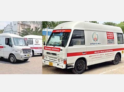 கரோனா இதர காரணங்களால் இறந்தவர் உடலை கொண்டுச் செல்ல 15 இலவச ஊர்தி சேவை: சென்னை மாநகராட்சி ஆணையர் அறிவிப்பு