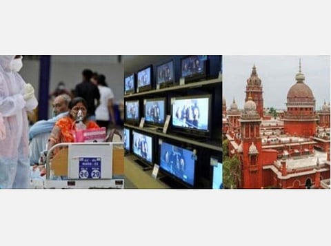 தொலைக்காட்சிகளில் கரோனா விழிப்புணர்வு நிகழ்ச்சி உத்தரவிடக் கோரி வழக்கு: உயர் நீதிமன்றம் மறுப்பு