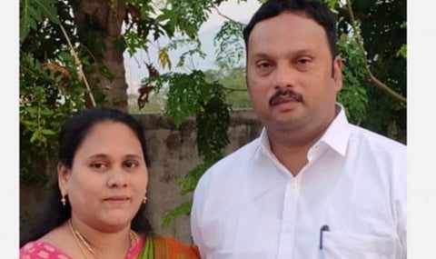 உயிரிழந்த தன்ராஜ், ஜெயந்தி.