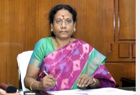 திருவாரூர் ஆட்சியர் சாந்தாவுக்கு கரோனா தொற்று