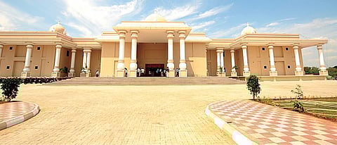 மதுரையில் உள்ள உலகத் தமிழ்ச் சங்கம். படம்: எஸ். கிருஷ்ணமூர்த்தி