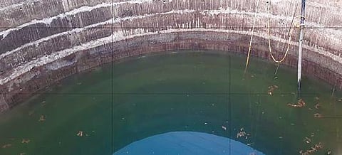 தியாகராஜபுரத்தில் வெட்டப்பட்டுள்ள திறந்தவெளி கிணறு.