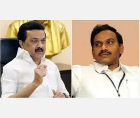 முதல்வர் ஸ்டாலின் - ஆ.ராசா: கோப்புப்படம்