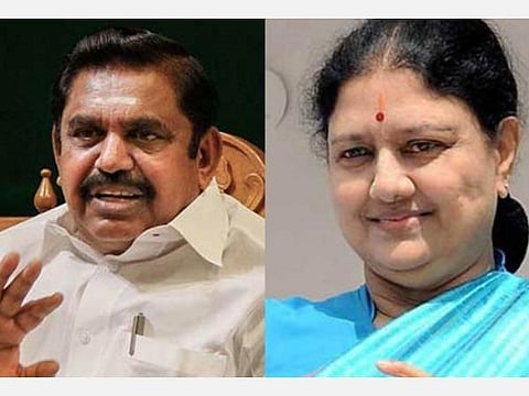 எடப்பாடி பழனிசாமி - சசிகலா: கோப்புப்படம்