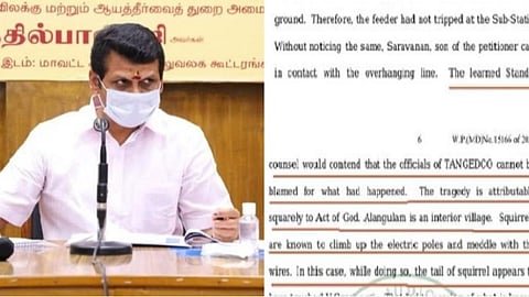 மின் தடையும்; அணில் பிரச்சினையும்: செல்லூர் ராஜூவுக்கு அமைச்சர் செந்தில் பாலாஜி பதிலடி