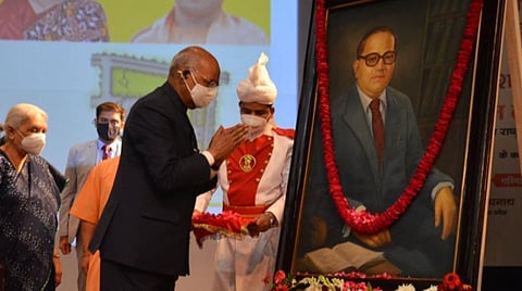 லக்னோவில் ரூ.45 கோடியில் அமையவுள்ள அம்பேத்கர் நினைவு இல்லத்துக்கு குடியரசுத் தலைவர் அடிக்கல்