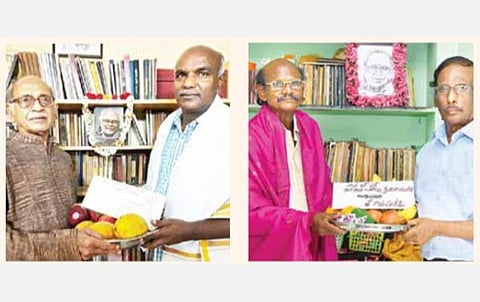 வீடு தேடிச் சென்ற இலக்கியப் பரிசுகள்