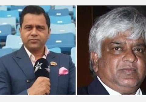 ஆகாஷ் சோப்ரா, அர்ஜுன ரணதுங்கா | கோப்புப் படம்.