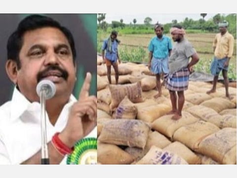 நெல் கொள்முதல் நிலையங்களில் திமுகவினர் தலையீடு: எடப்பாடி பழனிசாமி குற்றச்சாட்டு