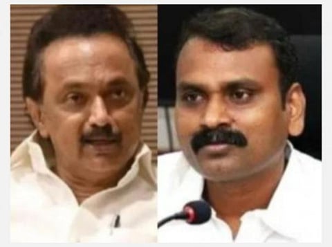 முதல்வர் ஸ்டாலின் - மத்திய இணை அமைச்சர் எல்.முருகன்: கோப்புப்படம்