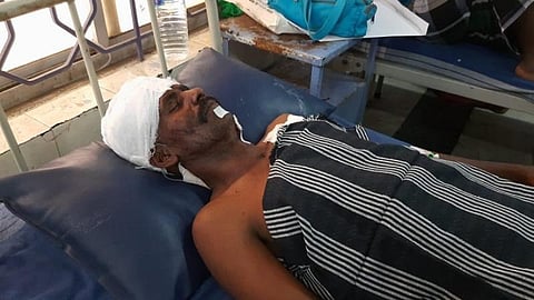 வருசநாடு அருகே கரடி தாக்கி ஒருவர் காயம்