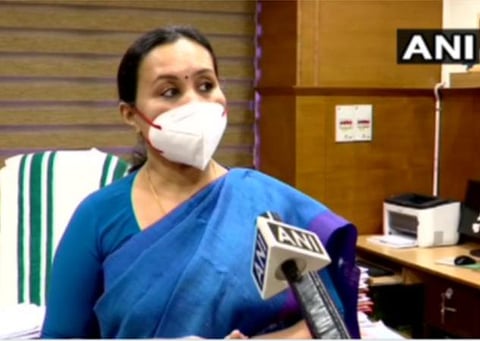 கேரள சுகாதாரத்துறை அமைச்சர் வீணா ஜார்ஜ்