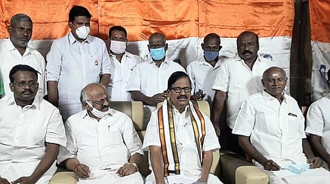 சிதம்பரத்தில் கே.எஸ். அழகிரி அளித்த பேட்டி.