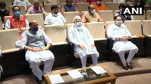 ‘‘காங்கிரஸை மக்களிடம் அம்பலப்படுத்துங்கள்’’ - பாஜக எம்.பி.களுக்கு பிரதமர் மோடி வலியுறுத்தல்