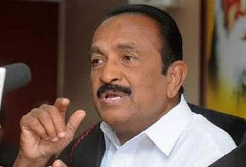 வைகோ: கோப்புப்படம்