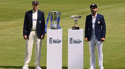 இங்கிலாந்து கேப்டன் ஜோ ரூட், இந்திய அணியின் கேப்டன் விராட் கோலி | கோப்புப்படம்