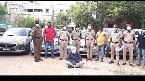 கார்களை வாடகை எடுத்து வேறு நபர்களிடம் விற்று மோசடி செய்த இளைஞர் கைது: 6 கார்கள் பறிமுதல்