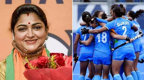 இளம்பெண்களின் கனவுகளுக்கு ஊக்கமாக இருப்பீர்கள்: இந்திய மகளிர் ஹாக்கி அணிக்கு குஷ்பு புகழாரம்